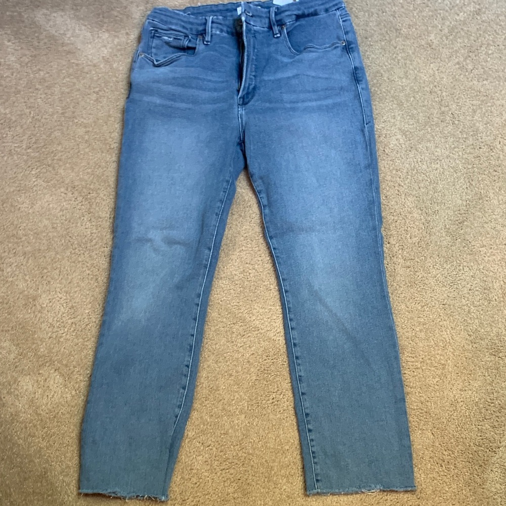 Good American Blue Ankle Jeans
